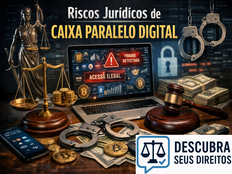 Riscos jurídicos de caixa paralelo digital