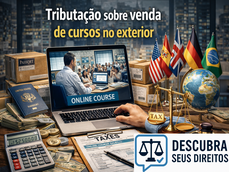 Tributação sobre venda de cursos no exterior