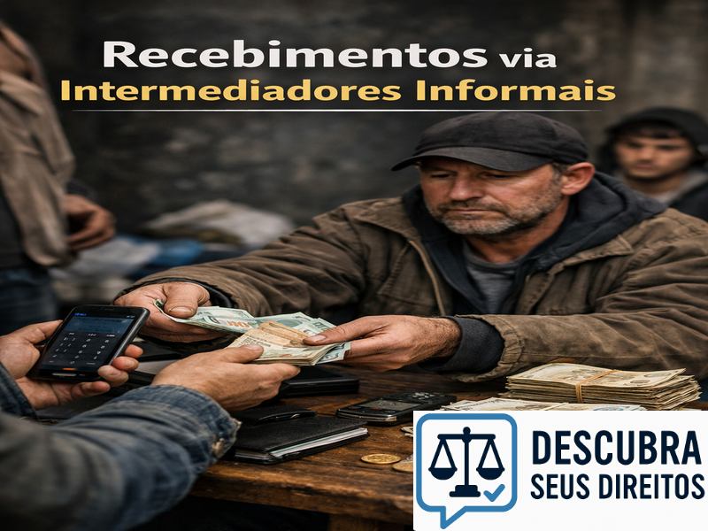 Recebimentos via intermediadores informais