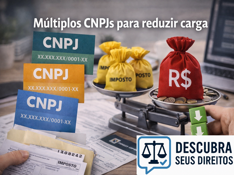 Múltiplos CNPJs para reduzir carga tributária