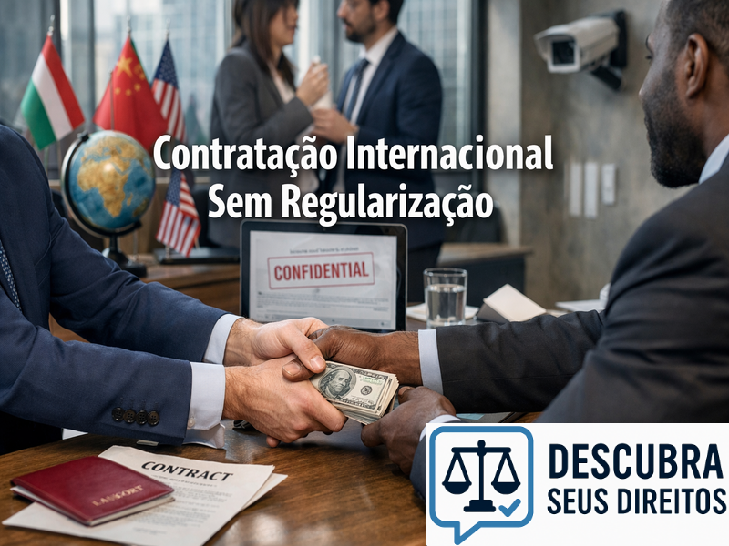 Contratação internacional sem regularização