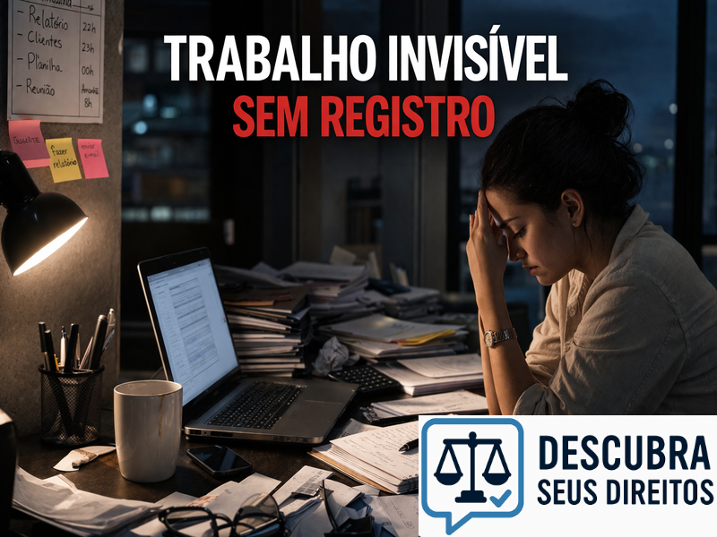 Trabalho invisível sem registro