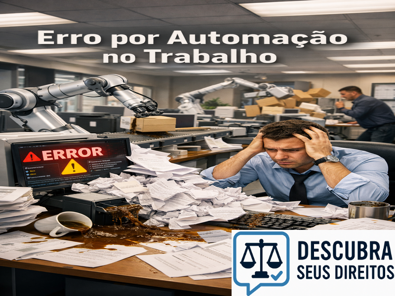 Erro por automação no trabalho