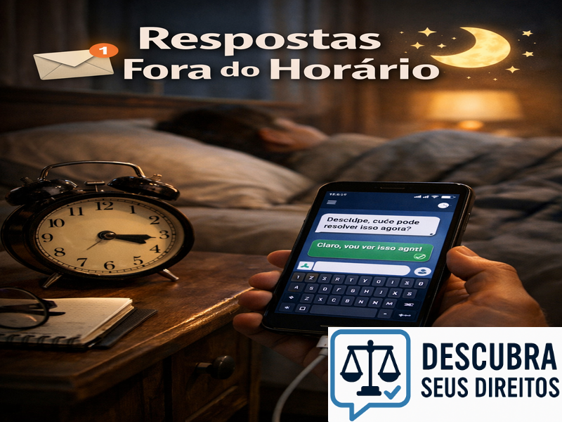 Respostas fora do horário