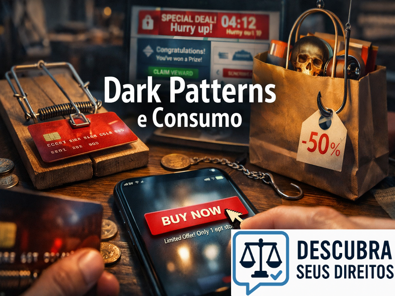 Dark patterns e consumo