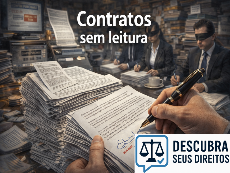 Contratos sem leitura no consumo digital