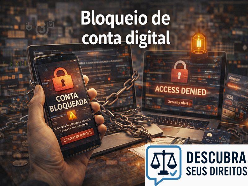 Bloqueio de conta digital no consumo
