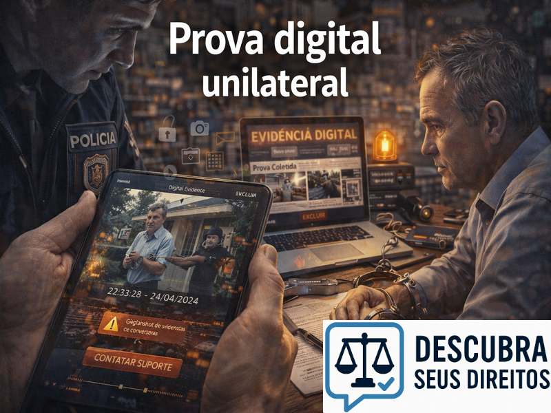 Prova digital unilateral no consumo
