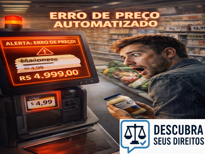 Erro de preço automatizado no consumo digital