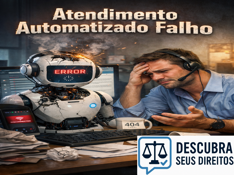 Atendimento automatizado falho no consumo digital
