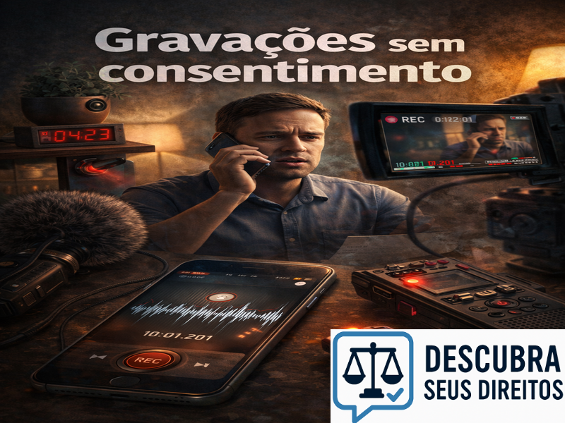 Gravações sem consentimento no consumo digital