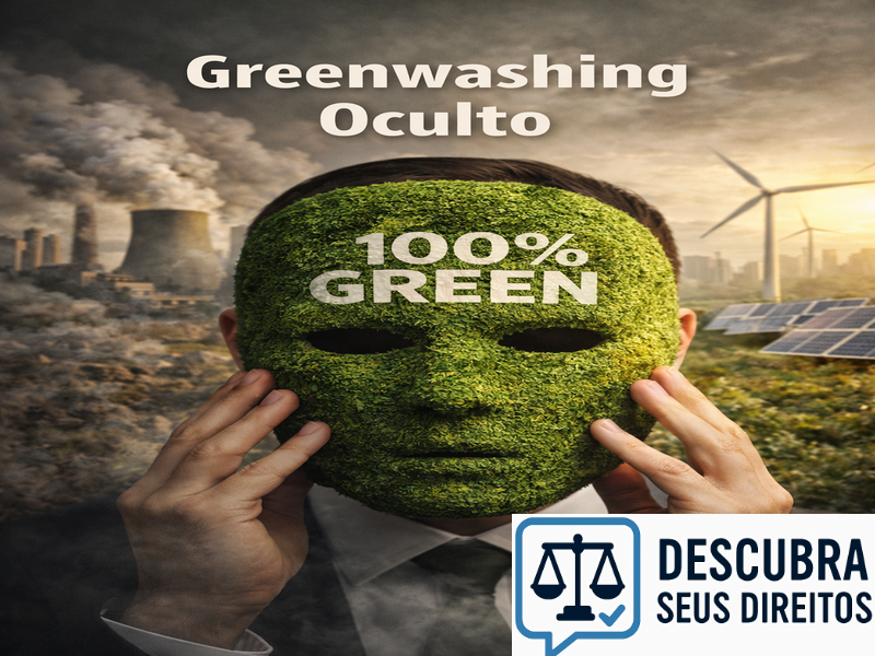Greenwashing oculto e consumo digital