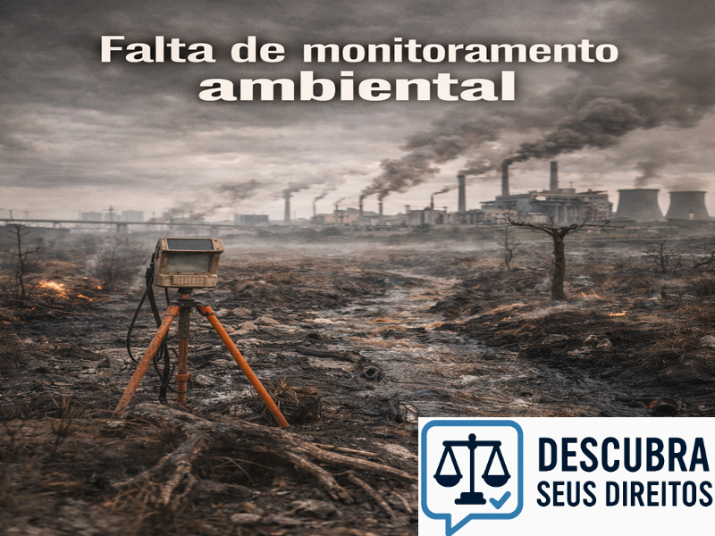 Falta de monitoramento ambiental e consumo digital