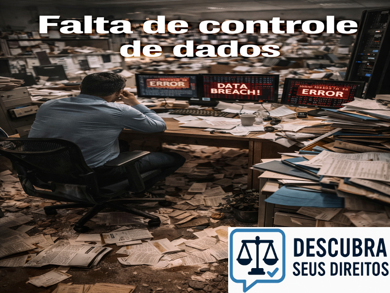 Falta de controle de dados e consumo digital
