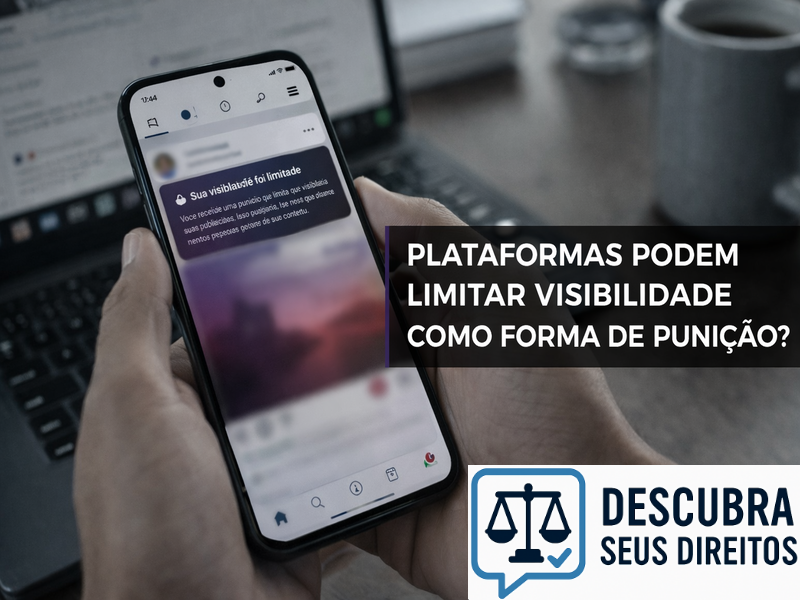 Plataformas podem limitar visibilidade como forma de punição?