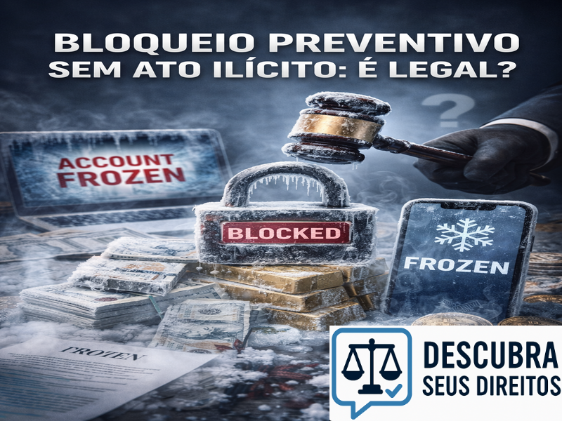 Bloqueio preventivo sem ato ilícito: é legal?