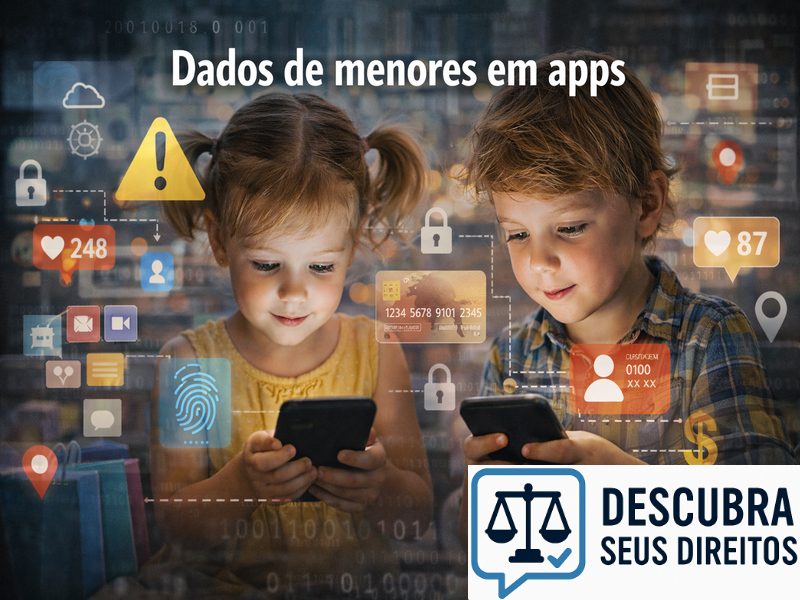 Dados de menores em aplicativos