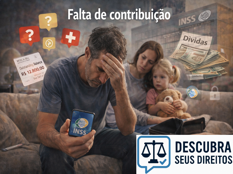 Falta de contribuição previdenciária
