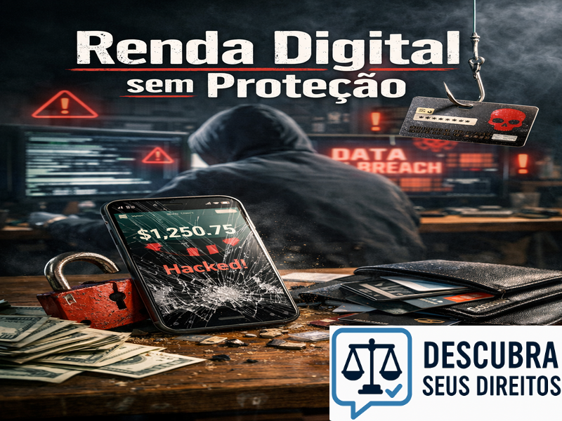 Renda digital sem proteção