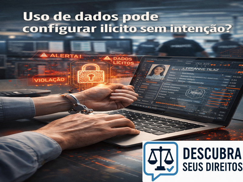 Uso de dados pode configurar ilícito sem intenção?