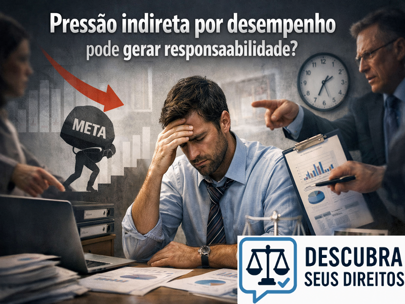 Pressão indireta por desempenho pode gerar responsabilidade?