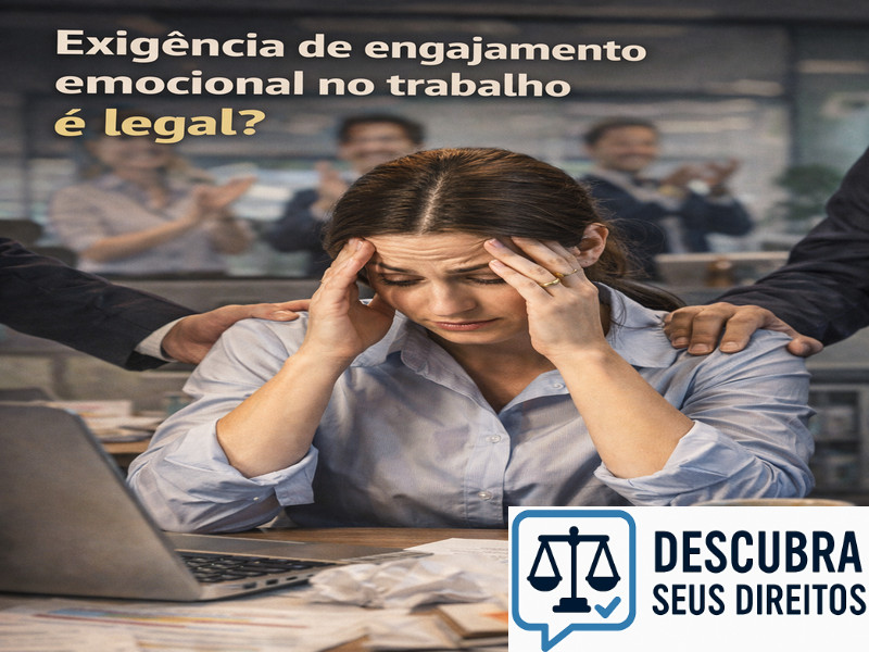 Exigência de engajamento emocional no trabalho é legal?