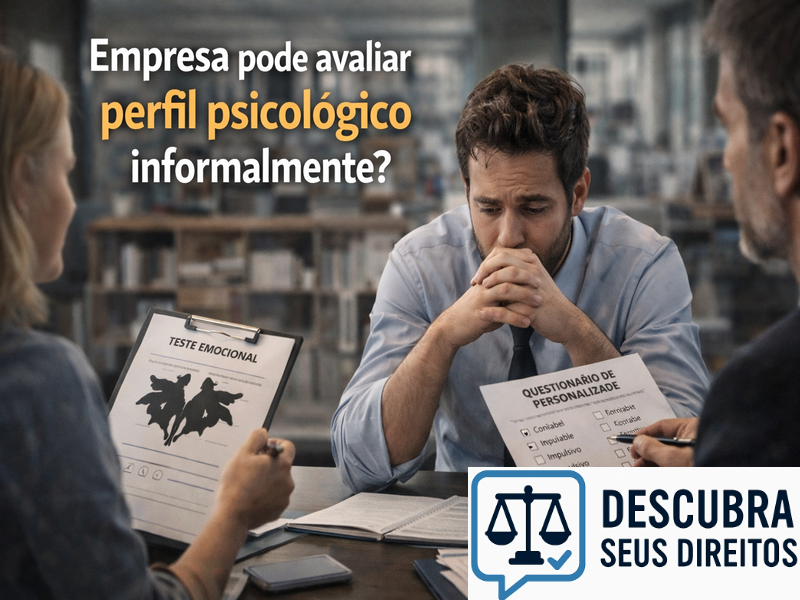Empresa pode avaliar perfil psicológico informalmente?
