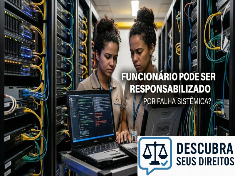 Funcionário pode ser responsabilizado por falha sistêmica?