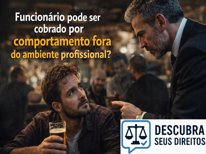 Funcionário pode ser cobrado por comportamento fora do ambiente profissional?