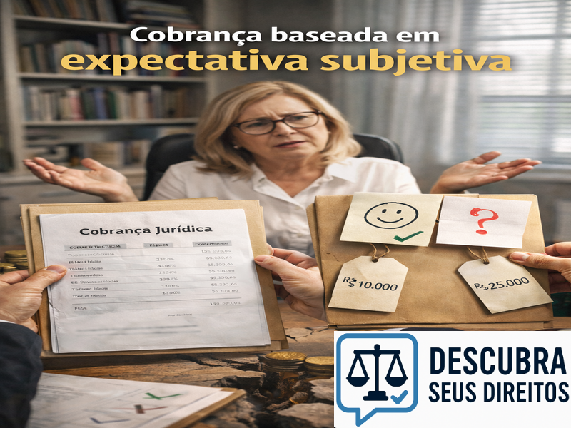 Cobrança baseada em expectativa subjetiva: risco jurídico