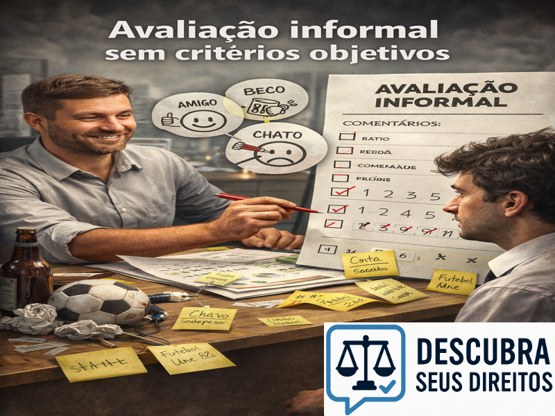 Avaliação informal sem critérios objetivos: risco jurídico?