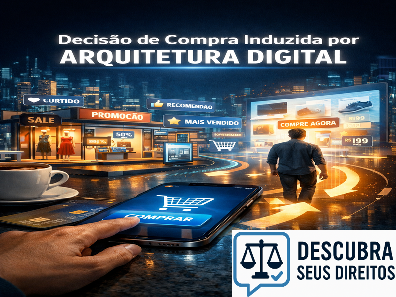 Decisão de compra induzida por arquitetura digital