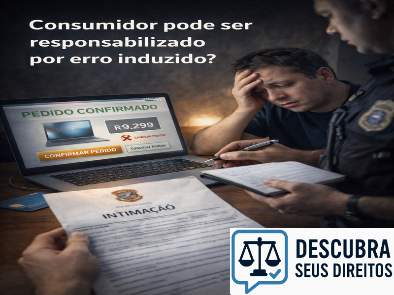 Consumidor pode ser responsabilizado por erro induzido?