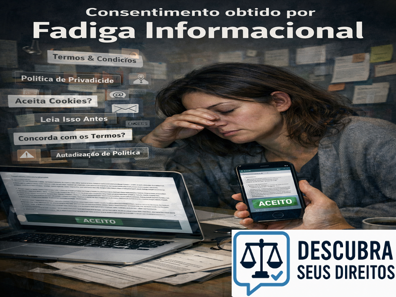 Consentimento obtido por fadiga informacional