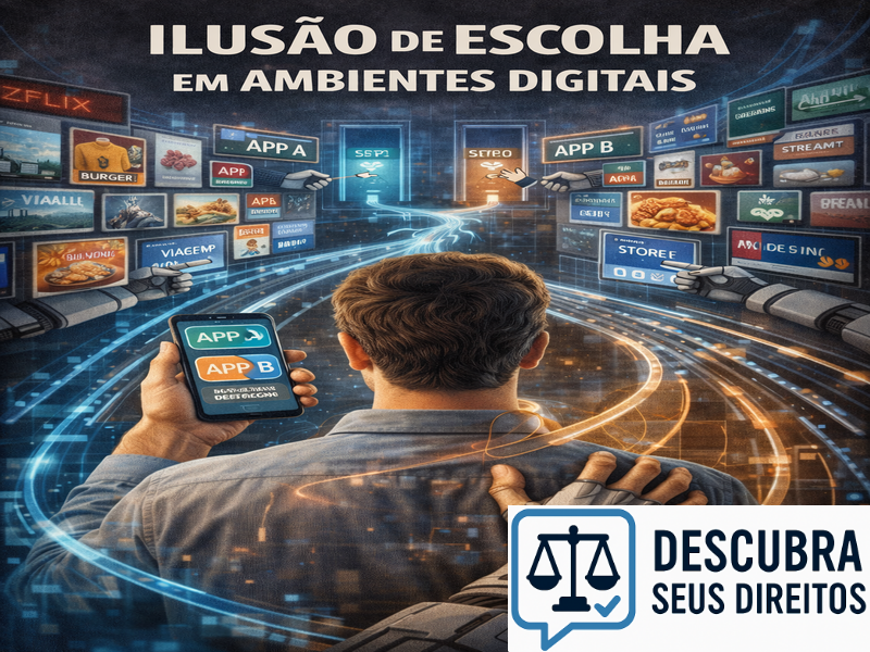 Ilusão de escolha em ambientes digitais