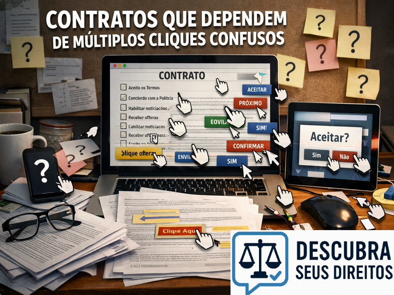 Contratos que dependem de múltiplos cliques confusos