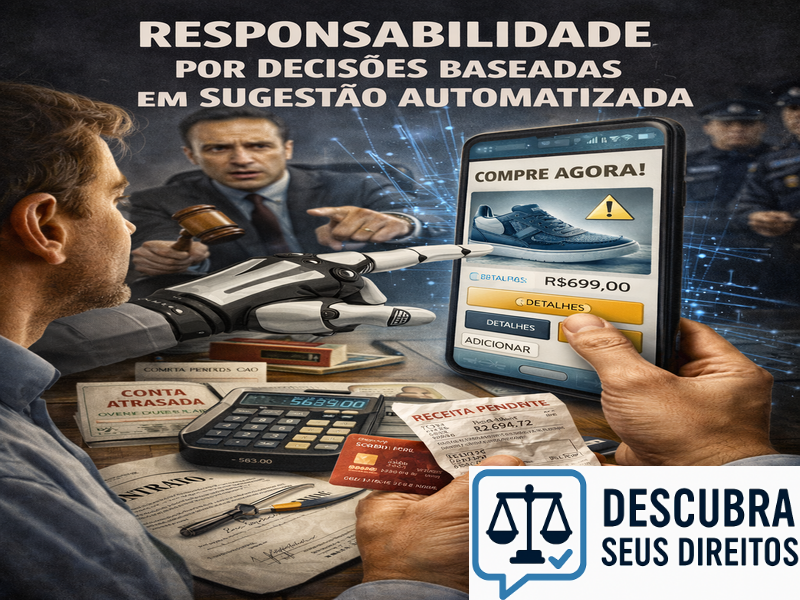 Responsabilidade por decisões baseadas em sugestão automatizada
