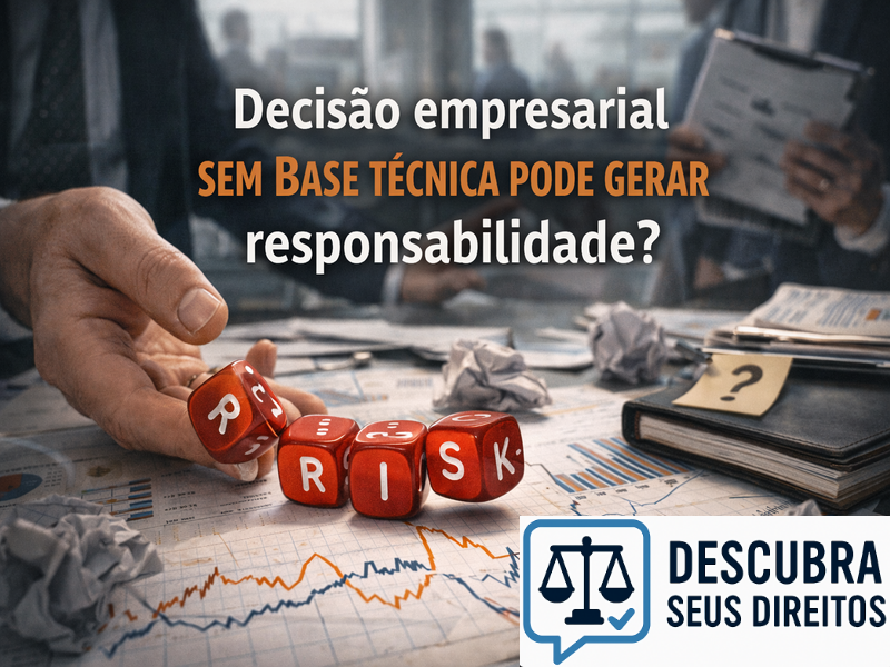 Decisão empresarial sem base técnica pode gerar responsabilidade?