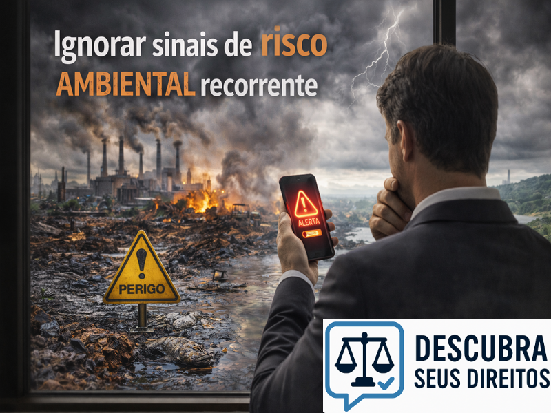 Ignorar sinais de risco ambiental recorrente pode gerar responsabilidade?