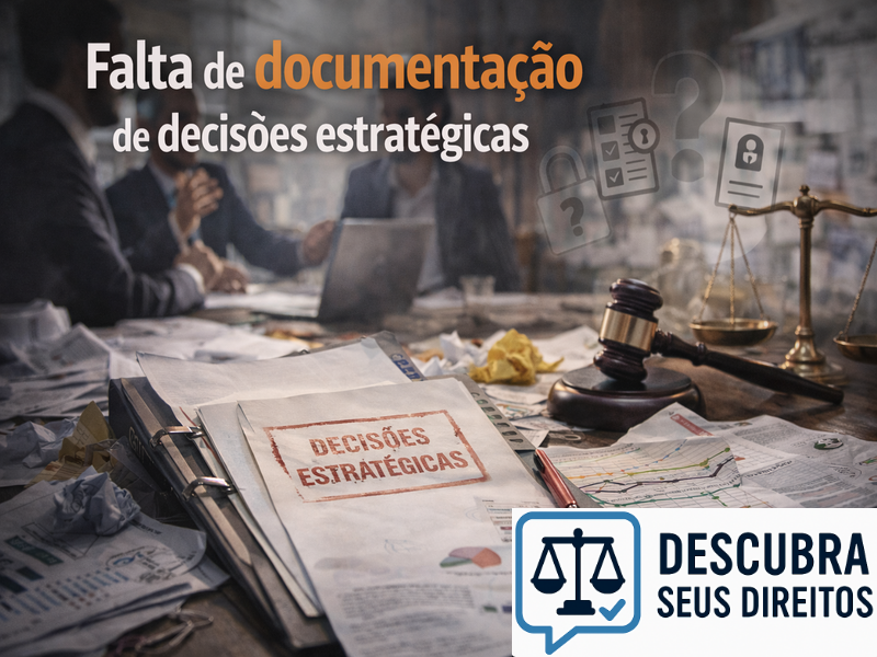Falta de documentação de decisões estratégicas pode gerar responsabilidade?