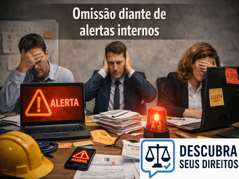 Omissão diante de alertas internos pode gerar responsabilidade?