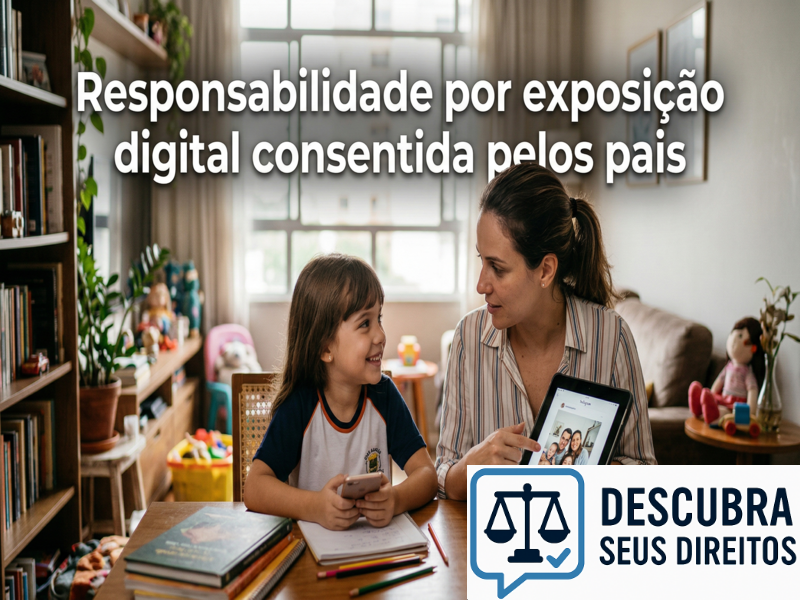 Responsabilidade por exposição digital consentida pelos pais