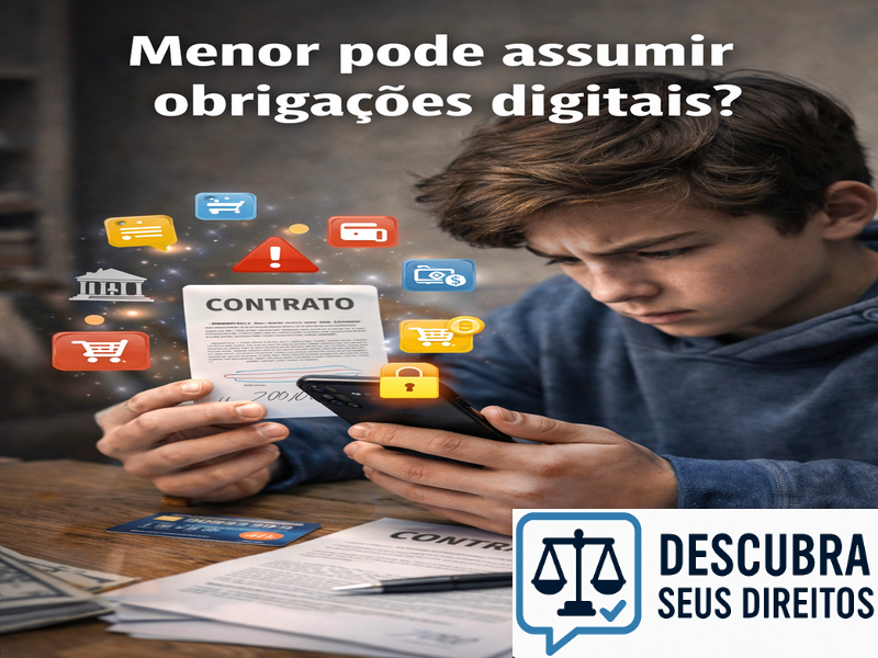 Menor pode assumir obrigações digitais?