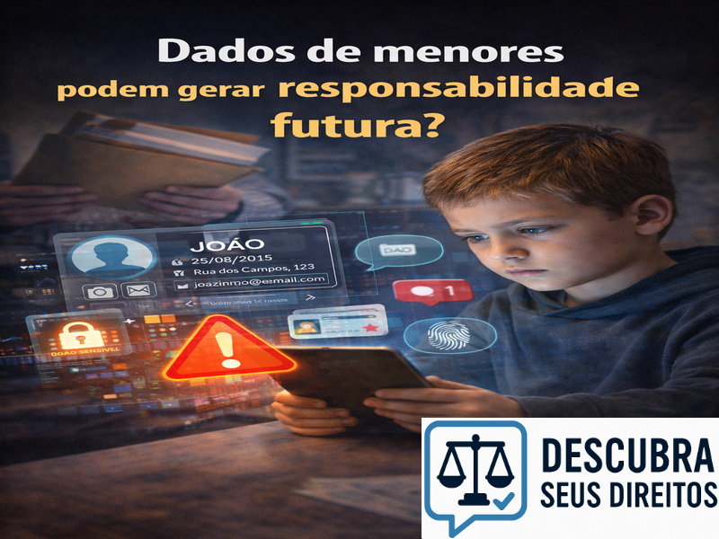 Dados de menores podem gerar responsabilidade futura?