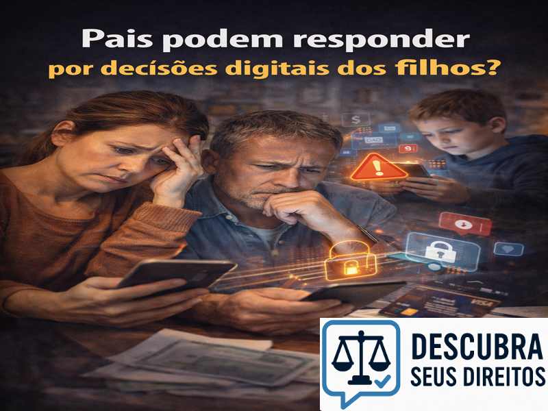 Pais podem responder por decisões digitais dos filhos?