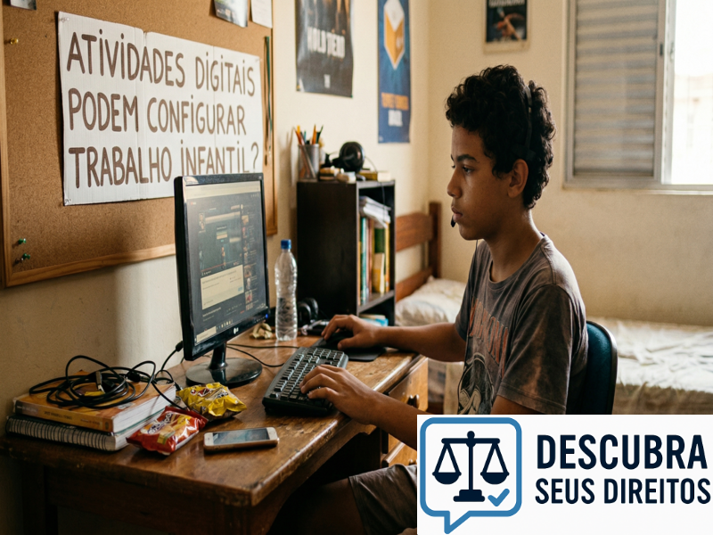 Atividades digitais podem configurar trabalho infantil?