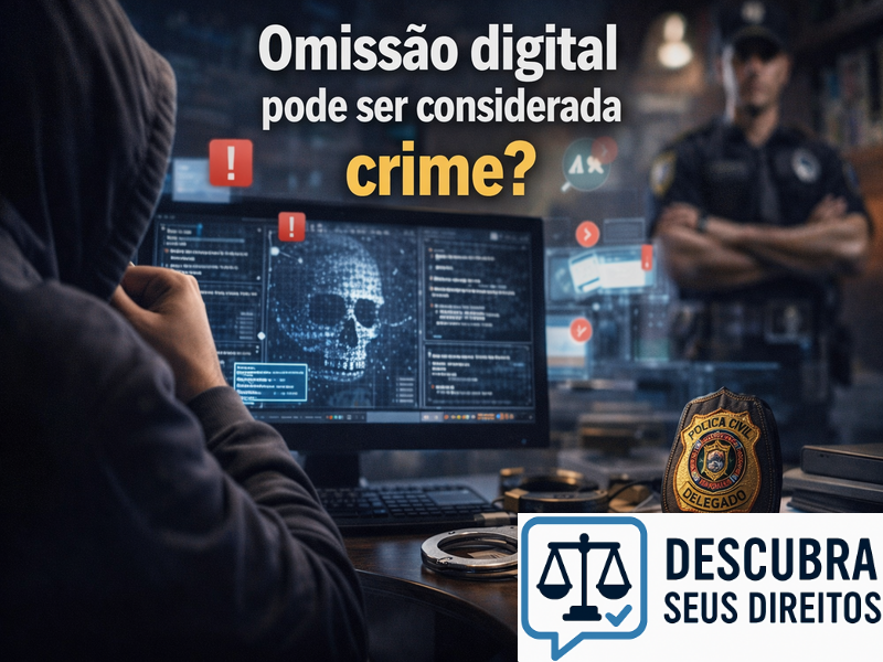 Omissão digital pode ser considerada crime?