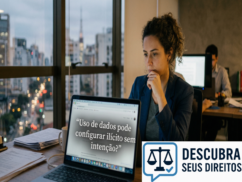 Uso de dados pode configurar ilícito sem intenção?