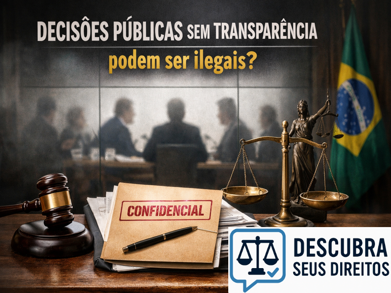 Decisões públicas sem transparência podem ser ilegais?