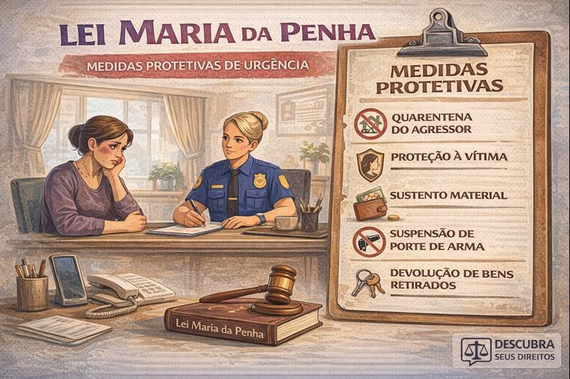 Lei Maria da Penha, Medidas Protetivas de Urgência